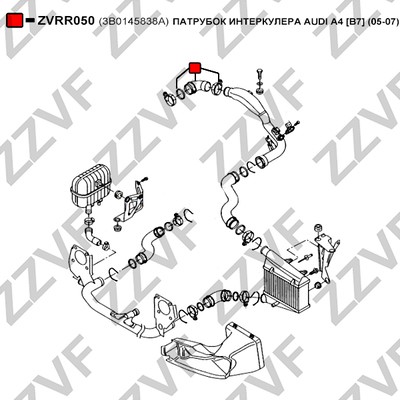Laddluftslang Zzvf ZVRR050 ZZVF