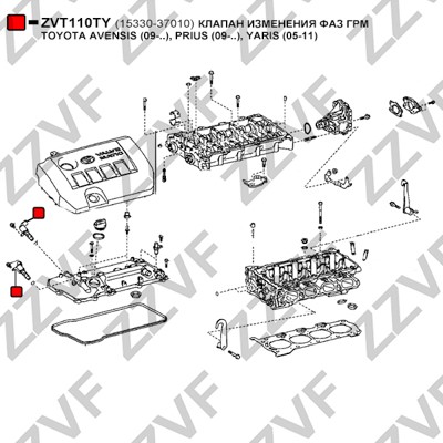 VVT-ventil Zzvf ZVT110TY ZZVF