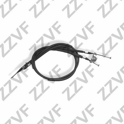 Vajer, parkeringsbroms, Bak, Mitt Zzvf ZVTC116 ZZVF