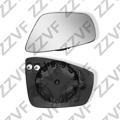 Spegelglas, yttre spegel, Vänster Zzvf ZVVW1117L ZZVF