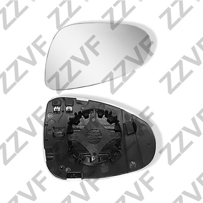 Spegelglas, yttre spegel, Vänster Zzvf ZVVW1130L ZZVF