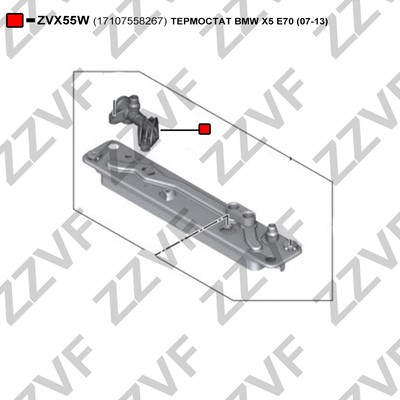 Termostat, kylvätska Zzvf ZVX55W ZZVF