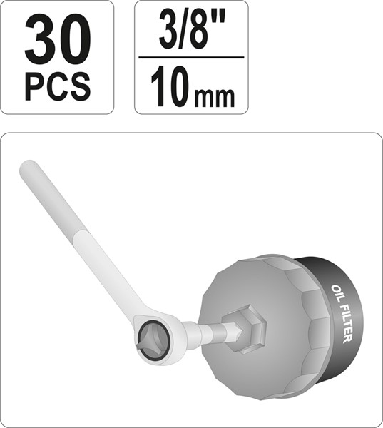 Oljefilternyckelsats, Universal Yato YT-0596 YATO Yato