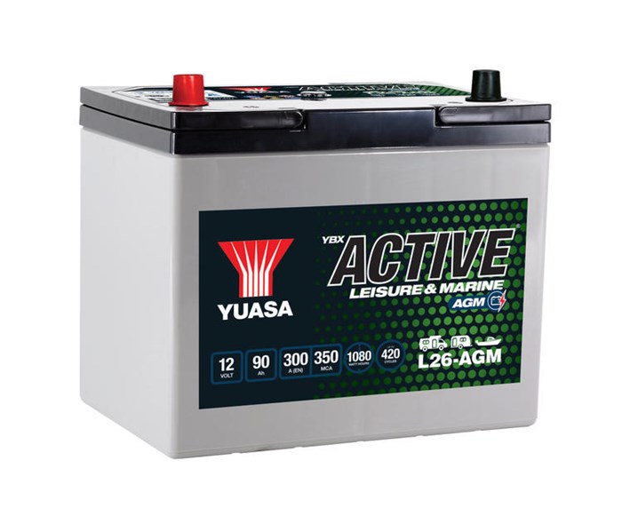 Yuasa Fritidsbatteri 12V, 90Ah, 300A, 350MCA 1080 Wh, Universal YUASA
