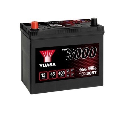 StartBatteri Yuasa YBX3057 12V 45Ah 400A YUASA