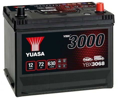 Yuasa  Batteri 12V 72Ah 630A YUASA