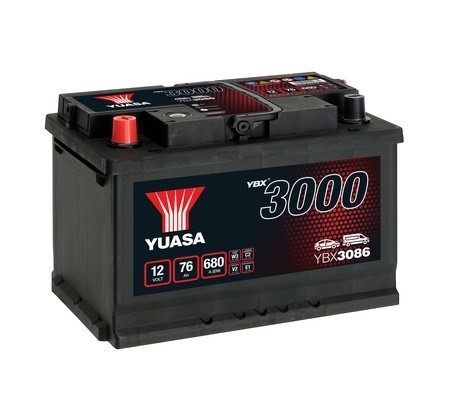 Yuasa  Batteri 12V 76Ah 680A YUASA