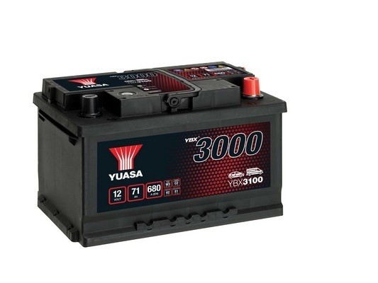 StartBatteri Yuasa YBX3100 12V 71Ah 680A YUASA