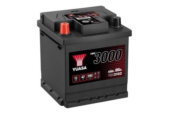 Yuasa  Batteri 12V 42Ah 390A YUASA