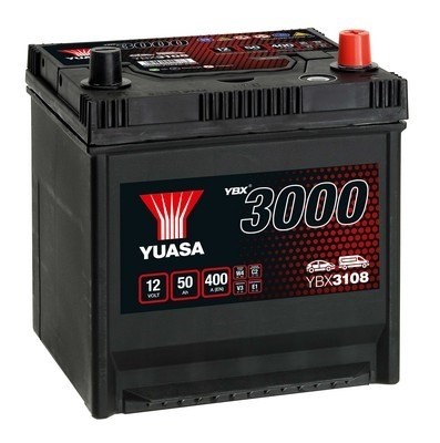 StartBatteri Yuasa YBX3108 12V 50Ah 400A YUASA