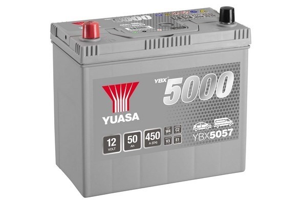 Yuasa Silver Högprestanda Batteri 12V 50Ah 450A YUASA Yuasa Silver Högprestanda Batteri 12V 50Ah 450A YUASA