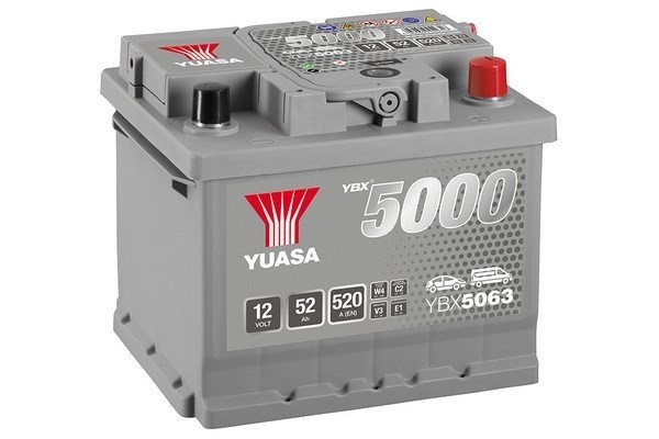Yuasa  Silver Högprestanda Batteri 12V 52Ah 520A YUASA