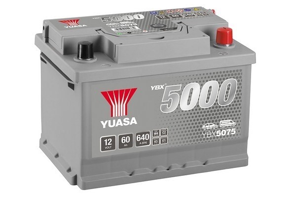Yuasa  Silver Högprestanda Batteri 12V 60Ah 640A YUASA