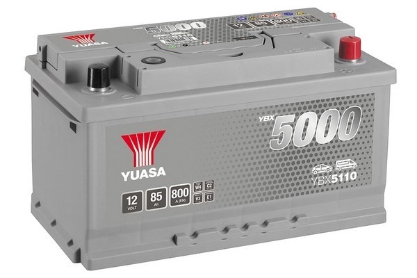 Yuasa Silver Högprestanda Batteri 12V 85Ah 800A YUASA Yuasa Silver Högprestanda Batteri 12V 85Ah 800A YUASA