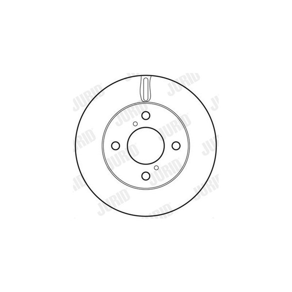 Bromsskiva Ventilerad, Framaxel Jurid 562674JC JURID