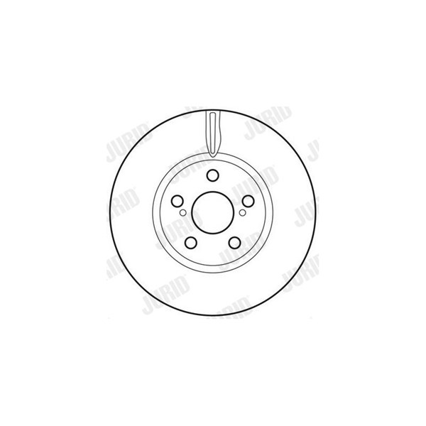 Bromsskiva Ventilerad, Framaxel Jurid 562702JC JURID Bromsskiva Ventilerad, Framaxel Jurid 562702JC JURID