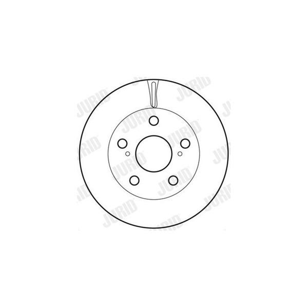Bromsskiva Ventilerad, Framaxel Jurid 562724JC JURID Bromsskiva Ventilerad, Framaxel Jurid 562724JC JURID