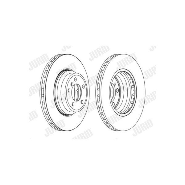 Bromsskiva Ventilerad, Framaxel Jurid 563078JC-1 JURID Bromsskiva Ventilerad, Framaxel Jurid 563078JC-1 JURID