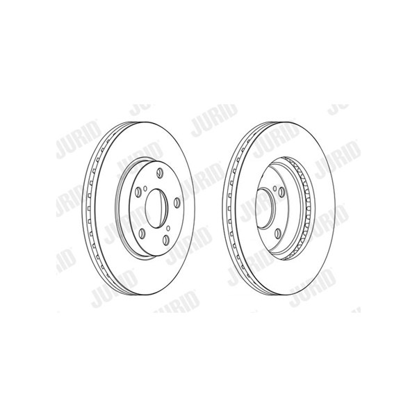 Bromsskiva Ventilerad, Framaxel Jurid 563217JC JURID Bromsskiva Ventilerad, Framaxel Jurid 563217JC JURID