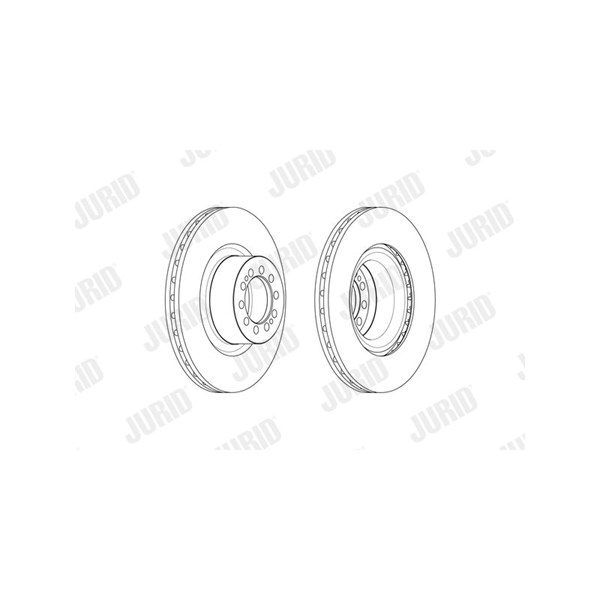 Bromsskiva Ventilerad, Framaxel Jurid 569252J JURID Bromsskiva Ventilerad, Framaxel Jurid 569252J JURID