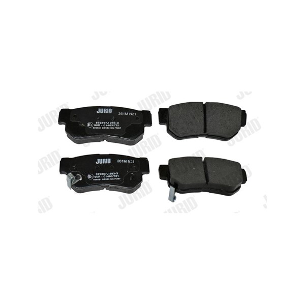 Bromsbeläggsats, Bakaxel Jurid 572557J JURID Bromsbeläggsats, Bakaxel Jurid 572557J JURID