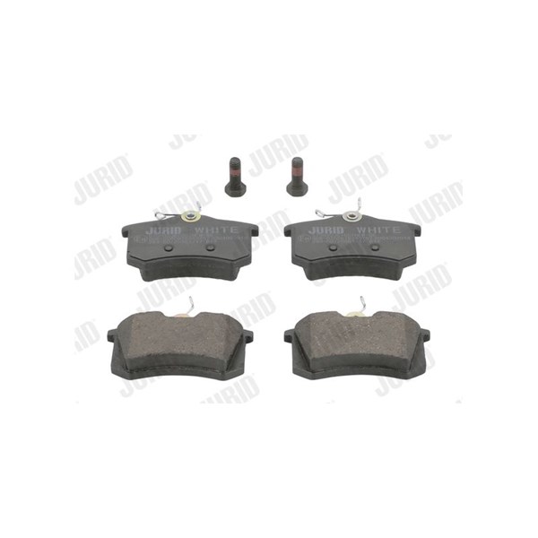 Bromsbeläggsats, Bakaxel, Framaxel Jurid 573032JC JURID