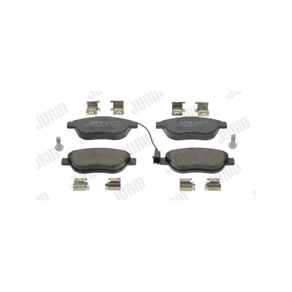 Bromsbeläggsats, Framaxel Jurid Jurid white low dust 573075JC JURID