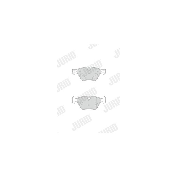 Bromsbeläggsats, Framaxel Jurid Jurid white low dust 573364JC JURID