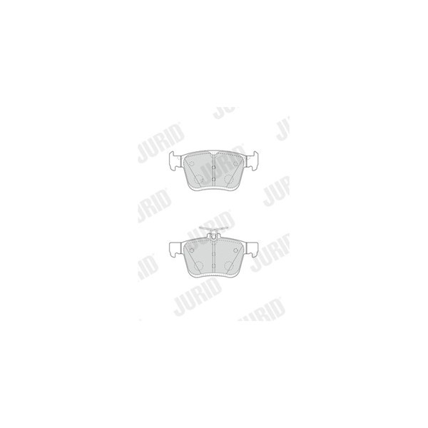 Bromsbeläggsats, Bakaxel Jurid 573409J JURID
