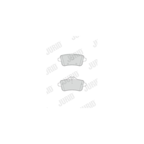 Bromsbeläggsats, Bakaxel Jurid 573466J JURID