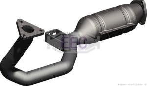 Katalysator, Vänster Eec Type approved AU8025T EEC