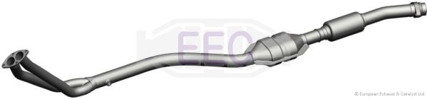 Katalysator, Vänster Eec Type approved BM8022T EEC
