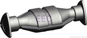 Katalysator Eec Type approved DE6001T EEC