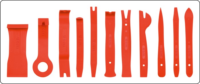 Däckmonteringsjärn-set 11pcs, Universal Yato