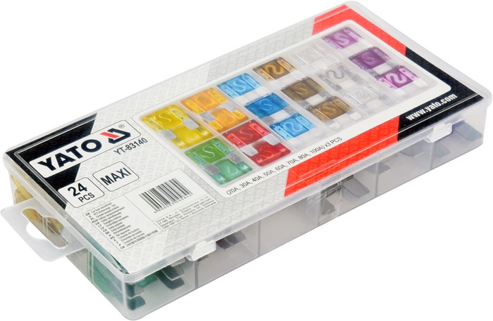 Säkringssats Maxi 24 Pcs, Universal Yato