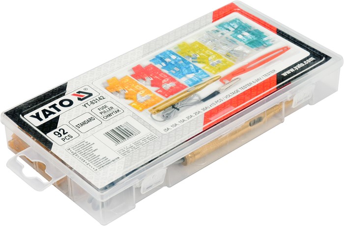 Säkringssats Standard 92 Pcs, Universal Yato YT-83142 Yato