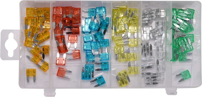 Säkringssats 120 Pcs Mini, Universal Yato