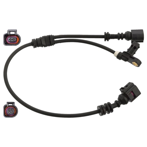 ABS-givare, Sensor, hjulvarvtal, Fram, höger eller vänster Febi b FEBI BILSTEIN