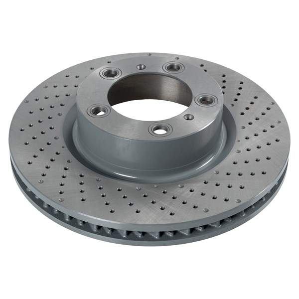 Bromsskiva Hålad/ventilerad, framaxel höger Febi bilstein 108336 FEBI BILSTEIN