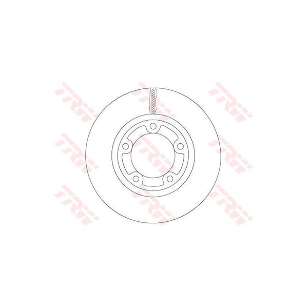 Bromsskiva Ventilerad, Framaxel Trw DF6712 TRW Bromsskiva Ventilerad, Framaxel Trw DF6712 TRW