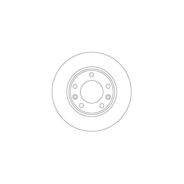 Bromsskiva Solid, Bakaxel Trw DF6910 TRW Bromsskiva Solid, Bakaxel Trw DF6910 TRW
