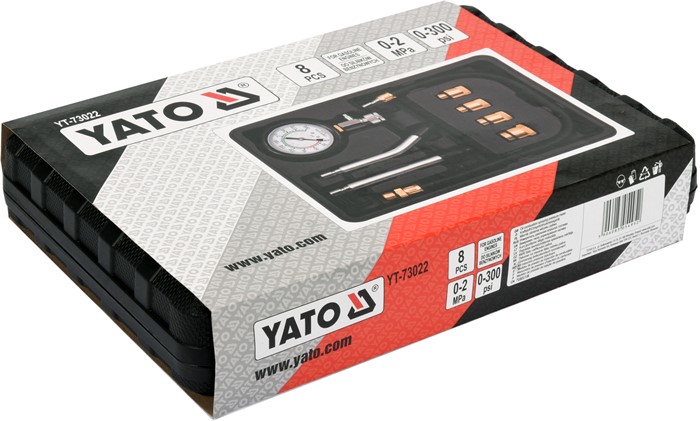 Testset, kompressionstryck, Universal Yato