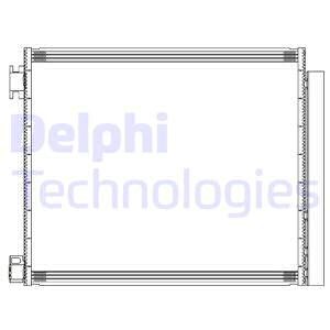 Kondensor, klimatanläggning Delphi CF20313 DELPHI