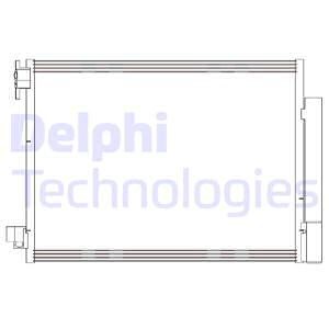 Kondensor, klimatanläggning Delphi CF20415 DELPHI