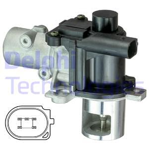 Egr-ventil 12V, Upptill Delphi EG10425-12B1 DELPHI