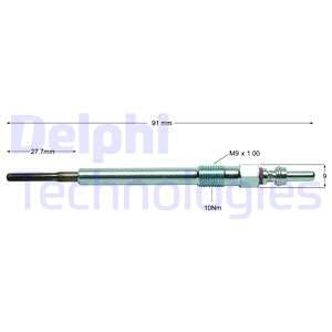 Glödstift 4,4V Delphi HDS448 DELPHI Glödstift 4,4V Delphi HDS448 DELPHI
