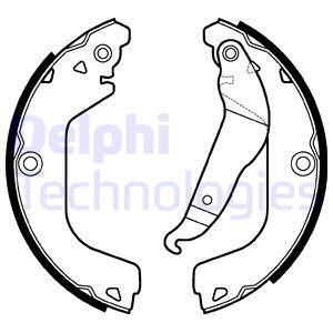 Bromsbackar, sats, Bakaxel Delphi LS2123 DELPHI
