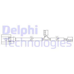 Varningssensor, bromsbeläggslitage, Framaxel Delphi LZ0324 DELPHI