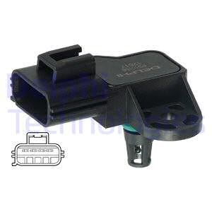 Sensor, insugstryck Delphi PS10156 DELPHI