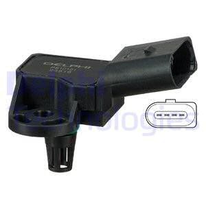 Sensor, insugstryck, Nedre Delphi PS10161 DELPHI